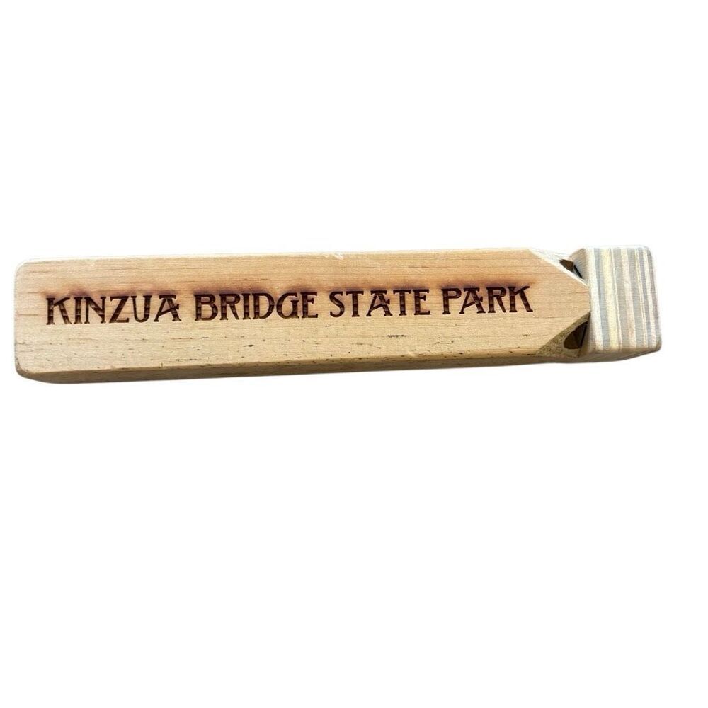 Kinzua Bridge State Park Pennsylvania Souvenir Wooden Train Whistle